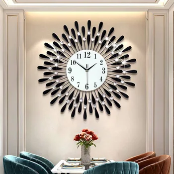 Бесшумные настенные часы Новый продукт Для украшения стен в гостиной, офисе, доме