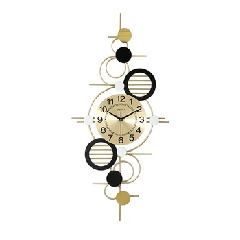 Необычные настенные часы для гостиной Современный дизайн Модные настенные часы в стиле лофт Промышленное Крупное настенное украшение Horloge для дома HY50WC