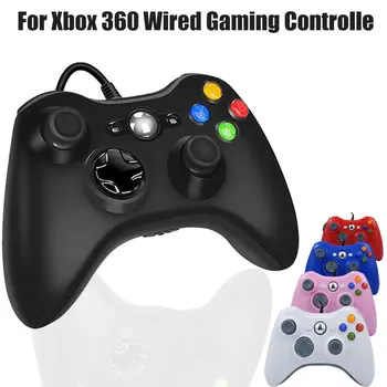 Проводной геймпад для Xbox 360 Игровой контроллер для ПК 360 с двойной вибрацией USB Проводной джойстик Геймпад для ПК Windows 7/8/10