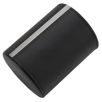 Черный футляр для хранения галстуков дорожная подарочная коробка цилиндрической формы