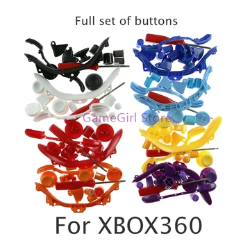 10 комплектов полных комплектов кнопок-ключей с отверткой T8 для Xbox360 Комплекты для замены беспроводного контроллера xbox 360