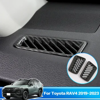 2шт ABS Центральная консоль автомобиля, Крышка Вентиляционного отверстия кондиционера, Аксессуар для украшения Toyota RAV4 XA50 2019 2020 2021 2022 2023