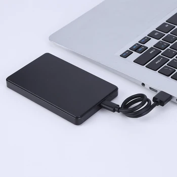 3шт Чехол для жесткого диска USB3.1 с кабелем USB3.0-Type-C Портативный Чехол Для жесткого диска с горячей заменой Подключи и играй для жесткого диска SATA 1/2/3 или SSD