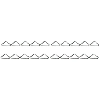 40 шт. пряжки для батута, Железная треугольная кольцевая пряжка, детали для прыжков на батуте