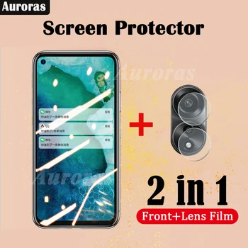 Auroras 2-в-1 Для OPPO A78 4G NFC Экран Из закаленного HD стекла Защитная пленка для объектива Пленка для OPPO A58 A98 5G Защитная пленка для экрана