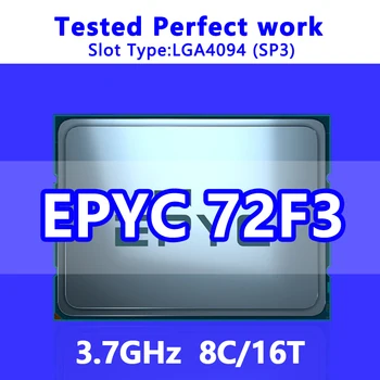 EPYC 72F3 CPU 8C/16T 256M Cache 3,7 ГГц SP3 Процессор для Серверной материнской платы LGA4094 System on Chip (SoC) 100-000000327 1P/2P