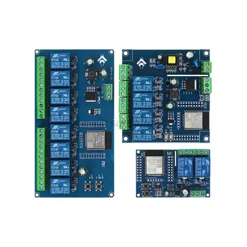 ESP32 WIFI Bluetooth BLE 8-канальный релейный модуль ESP32-Плата разработки WROOM Источник питания постоянного тока 5-30 В