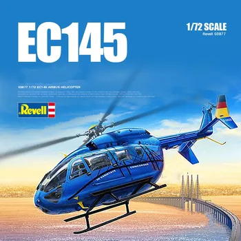 Revell 03877 Масштабная модель 1/72 EC145 Вертолеты в сборе, Модели самолетов, конструкторы для взрослых, коллекция хобби