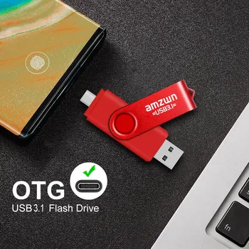 USB3.0 OTG Флэш-накопитель 32 ГБ 64 ГБ Высокоскоростной USB 3,1 для ПК Мобильный Телефон USB Металлический Мини-Накопитель 32 ГБ USB Флэш-накопитель 64 ГБ