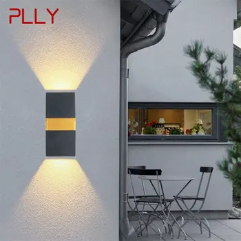 · PLLY Наружный настенный светильник Современная светодиодная лампа Водонепроницаемые бра для дома Декоративные для лестницы крыльца
