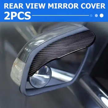 Автомобильное зеркало заднего вида из углеродного волокна с дождевыми бровями для Mercedes Benz GLA 200 220 250 260 B200 A180 A200 A220 A260