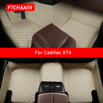 Автомобильные коврики FTCHAAER на заказ для Cadillac XT4, Автоаксессуары, коврик для ног