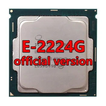 Версия Xeon platiunm E-2224G CPU 8MB 3.5GHZ 4Core/4Therad W Процессор LGA-1151 ДЛЯ материнской платы C240