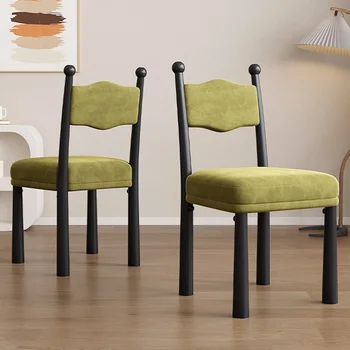 Декоративные современные обеденные стулья в скандинавском стиле, расслабляющие Минималистичные Роскошные обеденные стулья, дизайнерская мебель для дома Silla Gamer YX50DC