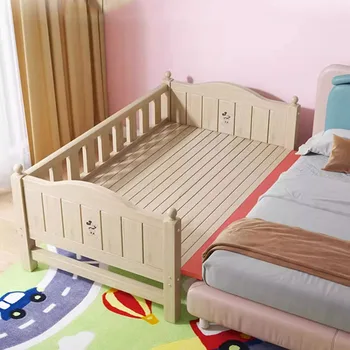 Деревянные Современные детские кровати Японского дизайна, напольные Переносные кровати для мальчиков, Индивидуальные Камуфляжи и игрушки, Детская мебель MQ50CB