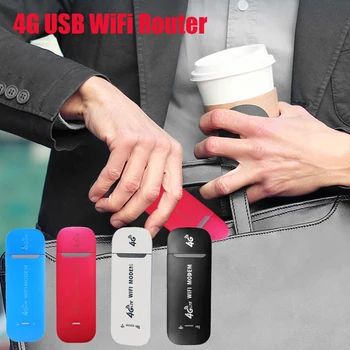 Карманный маршрутизатор LTE WiFi Портативная точка доступа USB WiFi со слотом для SIM-карты 4G USB модем Высокоскоростной доступ в Интернет для ноутбука