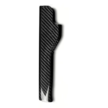 Крышка ручного тормоза из настоящего углеродного волокна, ручка ручного стояночного тормоза для Jetta MK3 Golf 6 MK5 MK6 EOS Scirocco