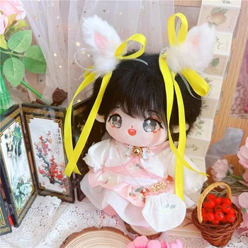 Кукольная одежда 20 см, костюм кролика Цукимия, юбка, игрушечная хлопковая кукла, наряжаем Рождественские подарки
