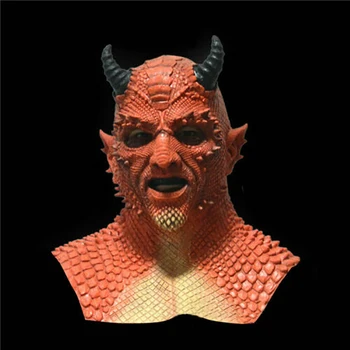 Латексная Маска Diablo Игровой босс Король Лжи Маска Демона Велиала Берри Головной Убор Перчатки для Хэллоуина