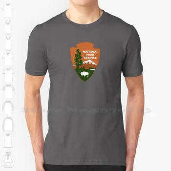 Логотип Службы национальных парков, фирменные футболки высокого качества, модная футболка 2023, новая графическая футболка
