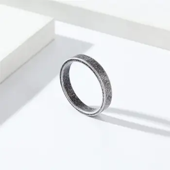 Мужское кольцо Jiayiqi Классический Однотонный металл Белого, черного, золотого цвета, Обручальное Кольцо для мужчины, Женский Ювелирный Аксессуар
