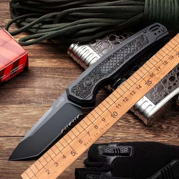 Новый карманный складной нож KS 7105 EDC с лезвием CPM154 и алюминиевой ручкой, универсальный инструмент для выживания в походе, тактический нож для ножей