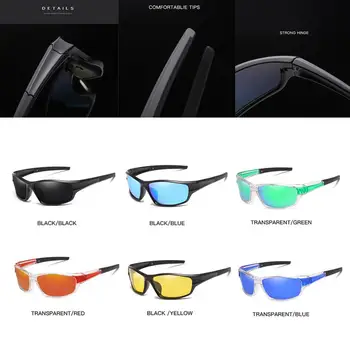 Очки для верховой езды UV400 Солнцезащитные очки- Защищает глаза от бега, рыбалки, катания на лыжах, гольфа, вождения Солнцезащитные очки Googles
