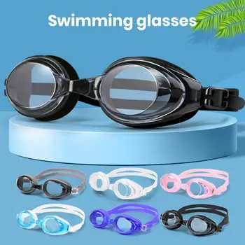 Очки для плавания с защитой от запотевания и ультрафиолета, очки для дайвинга из ПВХ высокой четкости, профессиональные очки для плавания Унисекс, очки для женщин