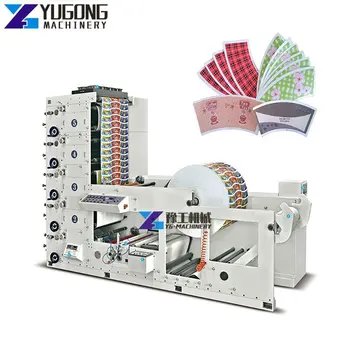 Печатная Машина для Флексографской печати Бумажного Стаканчика YG с Высечкой Стабильной Производительности, Машина Для Высечки Бумажного Стаканчика