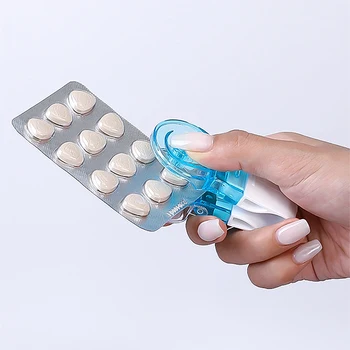Портативное устройство для приема таблеток, Дозатор таблеток, Портативный дозатор таблеток, легко доставать таблетки из упаковки