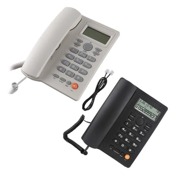 Стационарный телефон KX-T2025 с дисплеем вызывающего абонента Поддержка проводного телефона для домашнего офиса