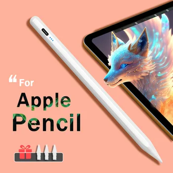 Стилус для iPad 9-го и 10-го поколений-2X Fast Charge Active Pencil Совместим с Apple iPad Pro11 и 12,9 дюймов 2018-2023 годов выпуска