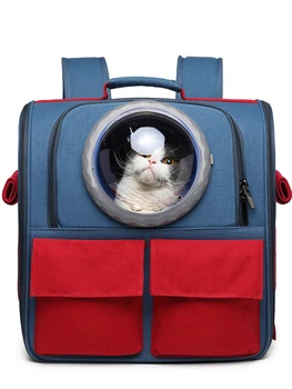 Сумка для кошек на плечах, космическая капсула, сумка для домашних животных, рюкзак для переноски кошек и собак