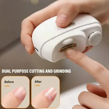 Электрические автоматические кусачки для ногтей, Маникюрный триммер для защиты ногтей от брызг для детских пальчиков, ножницы для педикюра, фрезы для толстых ногтей, Шар для взрослых